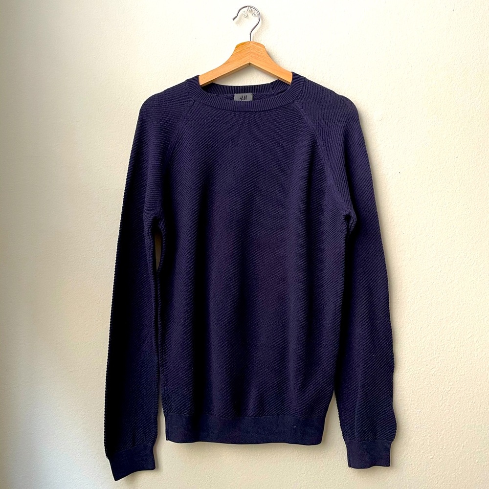 Navy Blue Crewneck Sweater (HM)